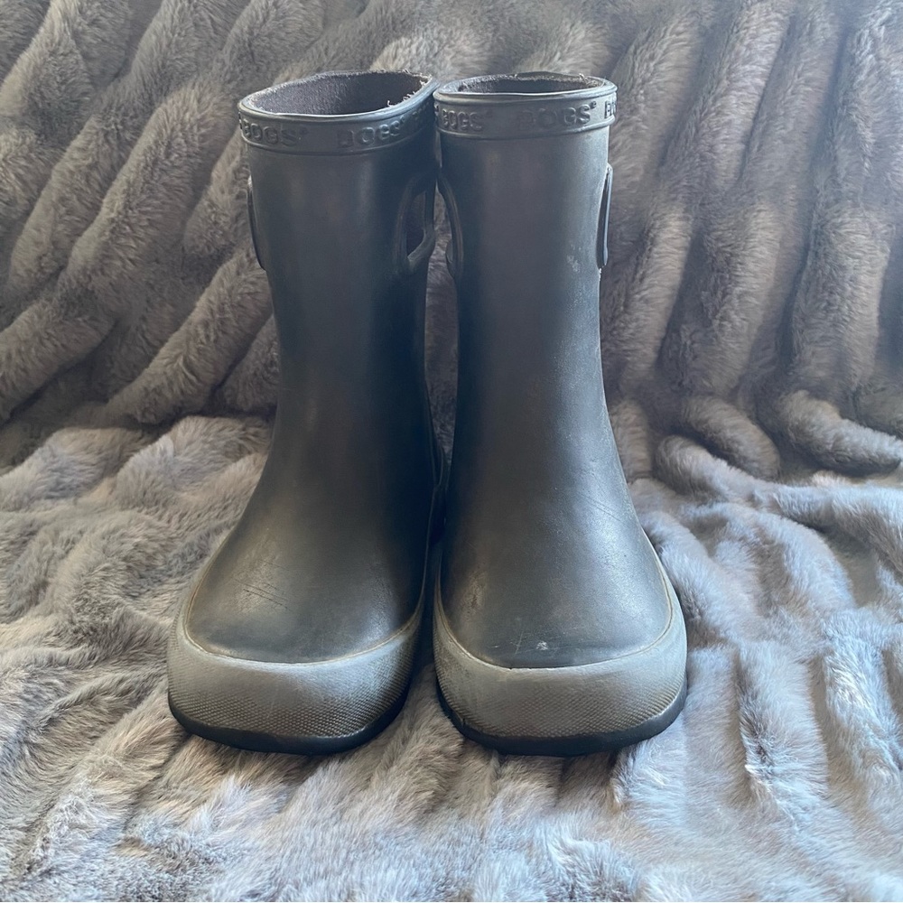 Bogs Kids Black Rain & Snow Boots